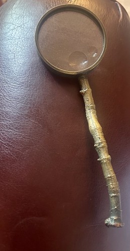Antique brass branch - antique, handle